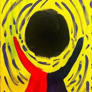 Abstract Painting “Conflict” by Jay Padron